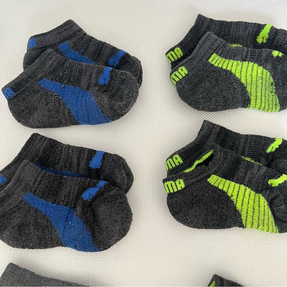PUMA Baby 12 pairs No Show Socks 2-4T - Picture 3 of 5